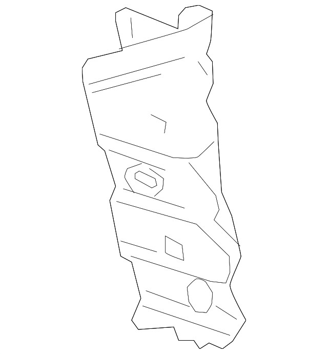 Genuine GM Driver Side Front Compartment Outer Side Rail Extension 84341904