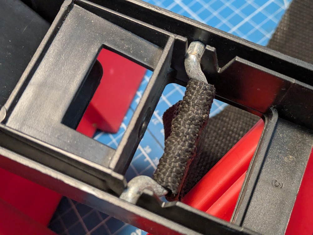 Snap On Tools 2 Tray Poly Toolbox KRW200R, Red & Black, With Removable Strap