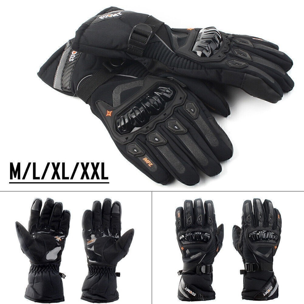 Motorcycle Rider Protective Gloves Touch Screen Winter Warm Waterproof Windproof