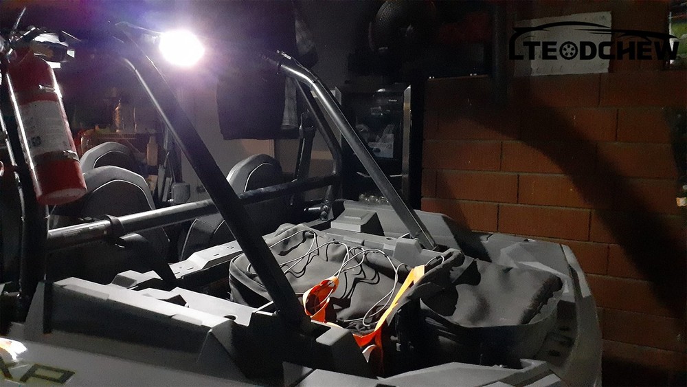 UTV Interior Dome Light, LTEODCHEW Universal Roll Bar Mount LED Light for UTV...