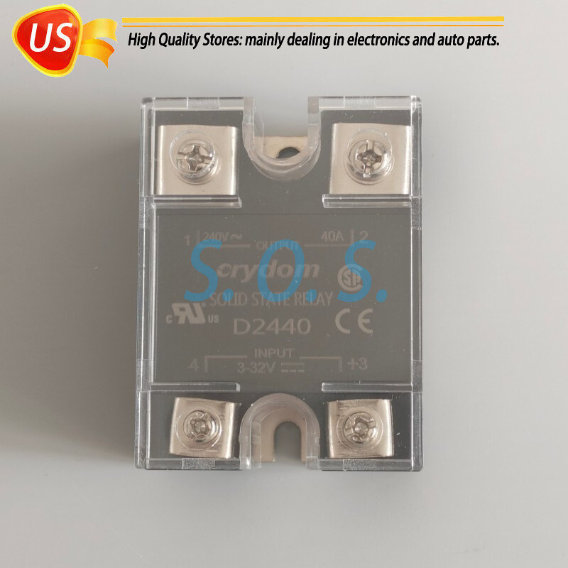 New For Crydom Solid State Relay SSR D2440 Module Input 3-32V Output 40A 240V