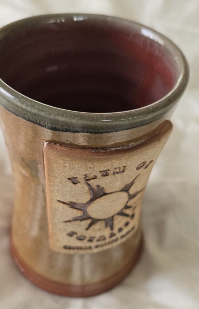 Path Of Totality Brown Ceramic Mug 5.2" × 3"
