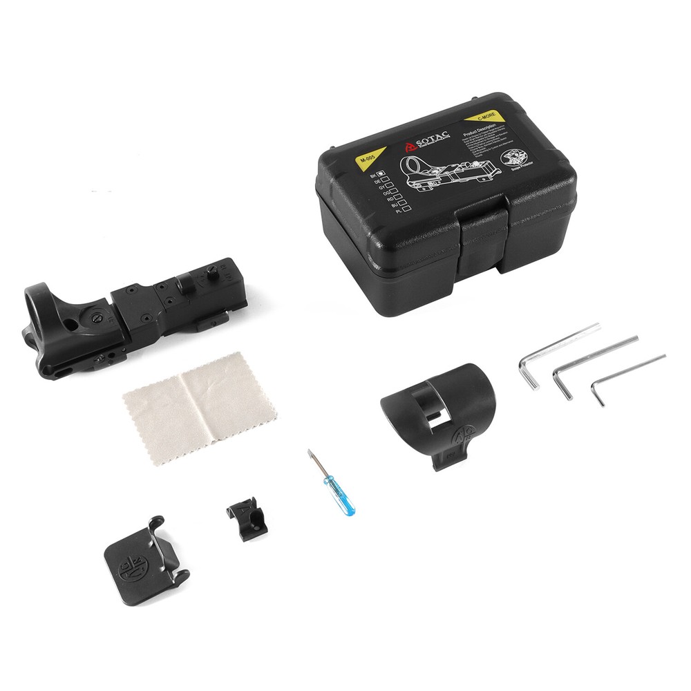New Red Dot C-MORE Adjustable 4MOA Red Dot Sight Reflex Optics Sight IPSC Sight