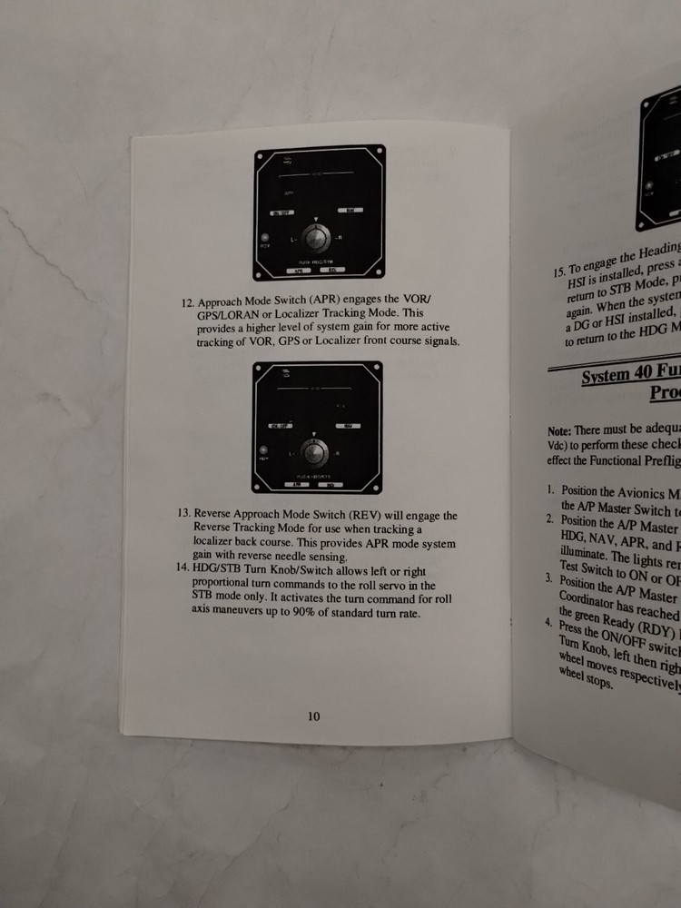 S-Tec System 40-50 Autopilots Pilots Operating Handbook-Copy