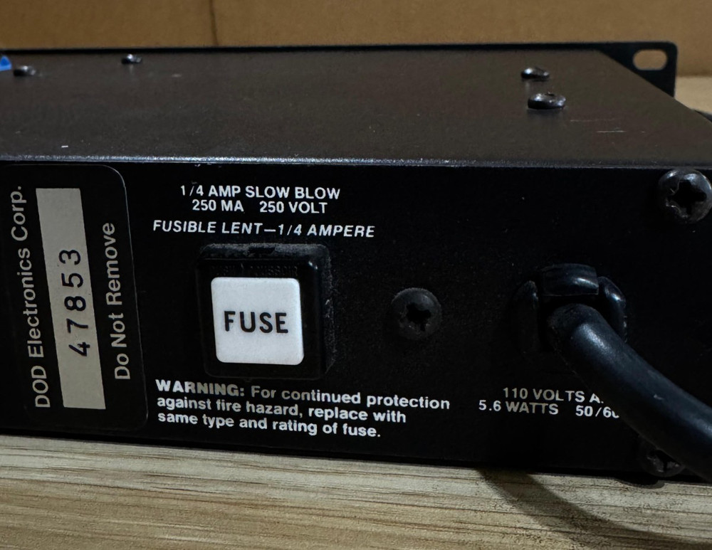 Digitech RDS Digital Delay System 3.6 Sec Chorus Flange Rack Guitar Processor