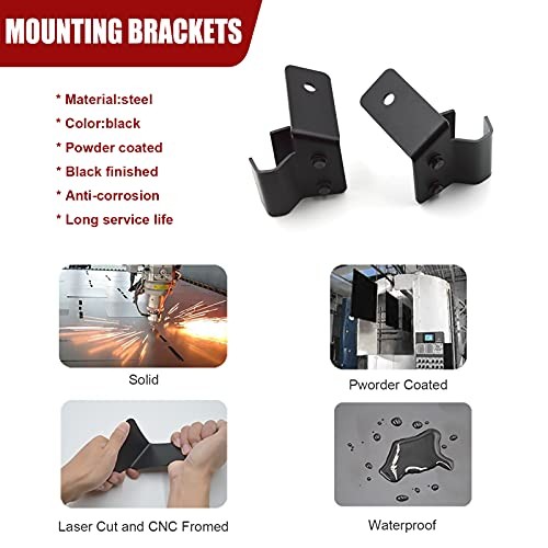 Front Side Pillar Pro-fit Cage Mounting Brackets Compatible with Polaris