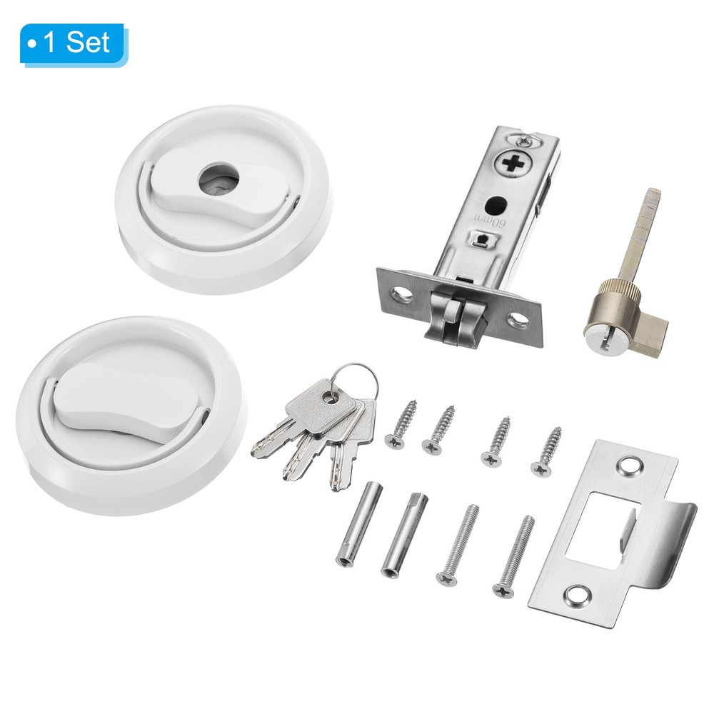 Stainless Steel Deadbolt Lock, Single Dead Bolt Locks, White