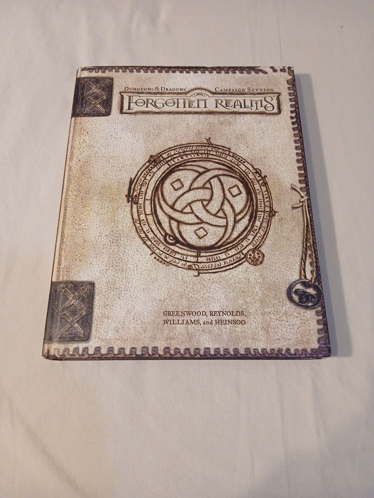 Dungeons & Dragons Forgotten Realms Campaign Setting Misbound VG Condition w/Map