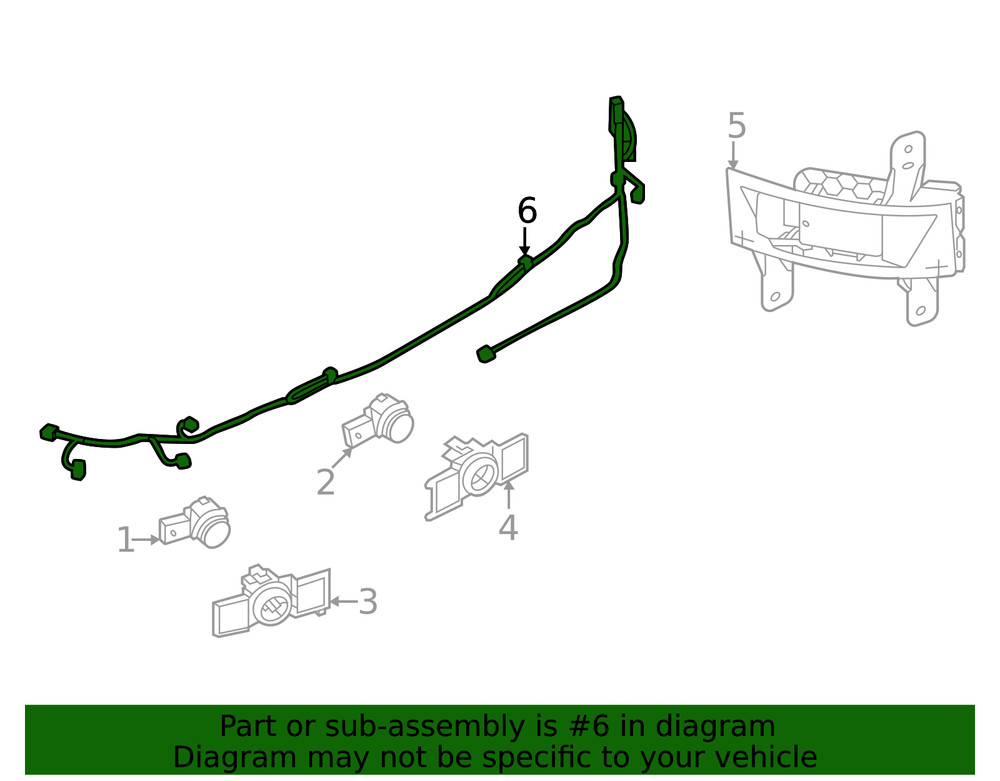Genuine Mitsubishi Harness 24093W034P