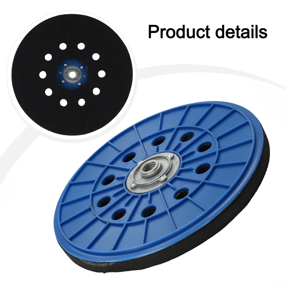 New Practical Backup Pad Sanding Disc 10 Hole 14mm Thread Drywall Sander