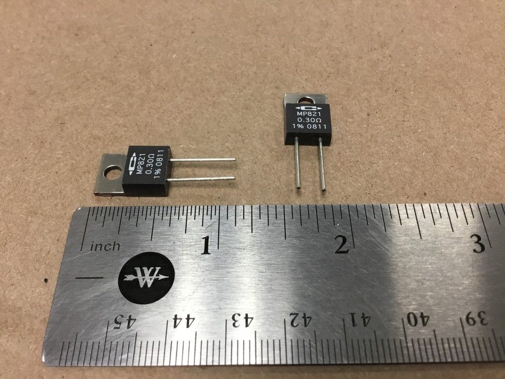 (1 PC) CADDOCK ELECT  MP821-0.30-1%  RESISTOR 0.3 OHMS 1%   WITH  MFG  CERTS
