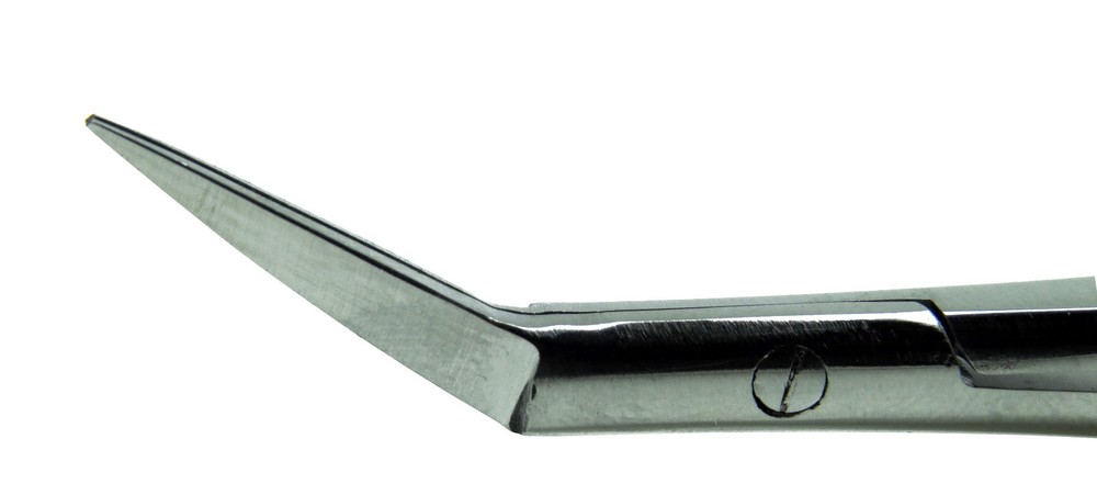 3× Castroviejo Angled Scissors Sharp/Sharp 4.75" Sqeeze Spring Micro Instruments