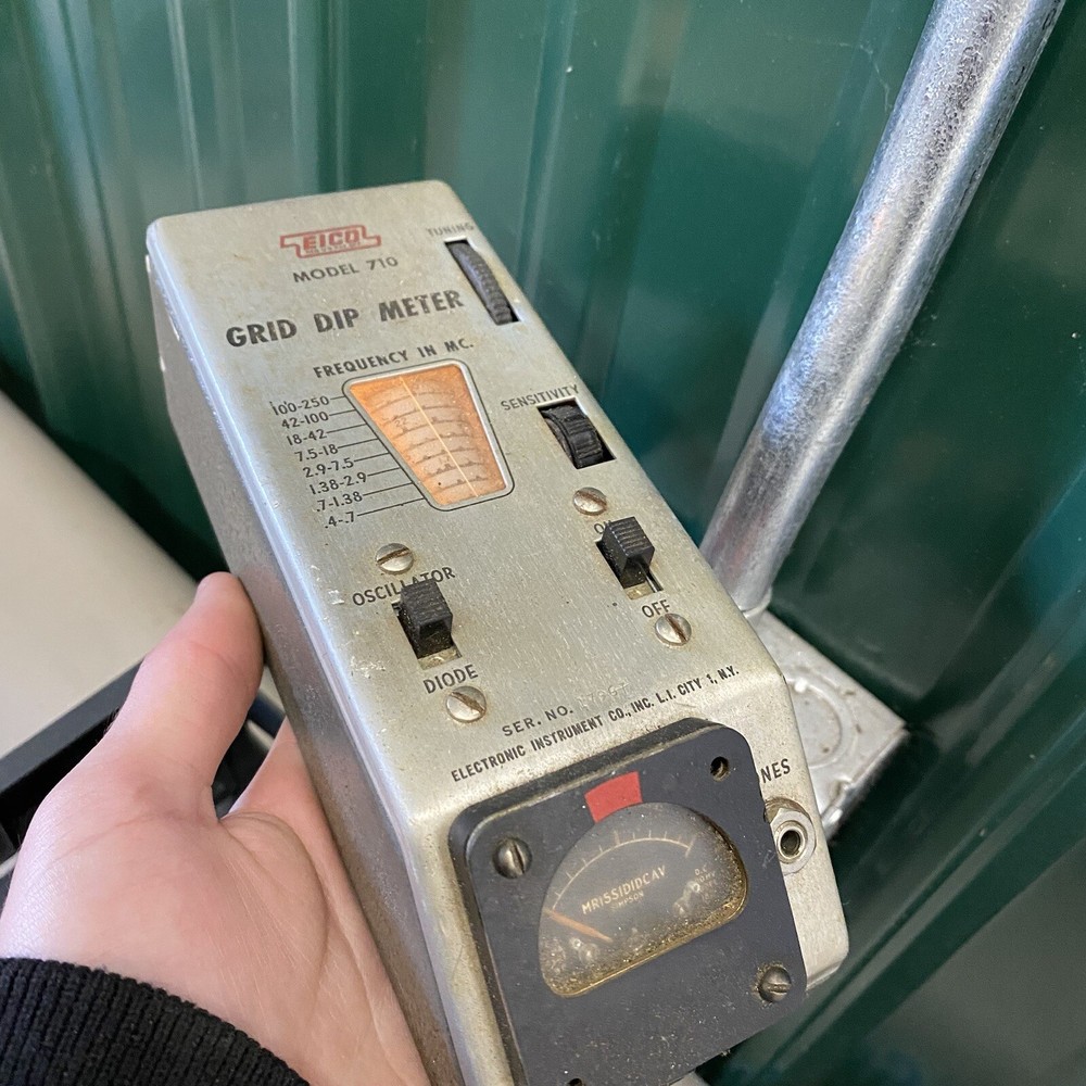 Vintage Eico Model 710 Grid Drip Meter Radio Frequency Test Equipment