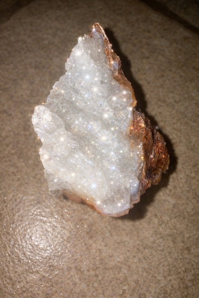 Natural Druzy Quartz Agate Geode Chalcedony Crystal Specimen AZ
