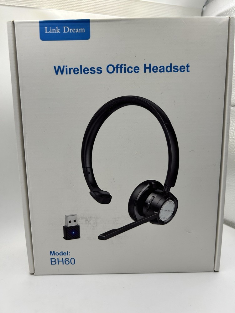 Link Dream Trucker Bluetooth Headset BH60 Wireless Office Headset 20h Talk