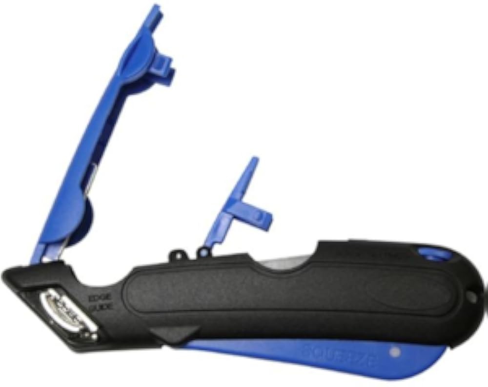 Self-Retracting Blade Safety Cutter, Left and Right Ed Guide, 3