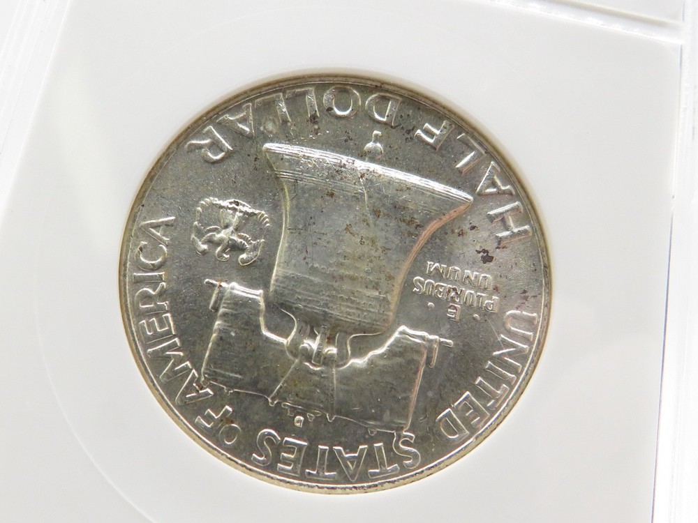 1963-D FRANKLIN HALF DOLLAR MS63 ANACS WHITE LABEL**