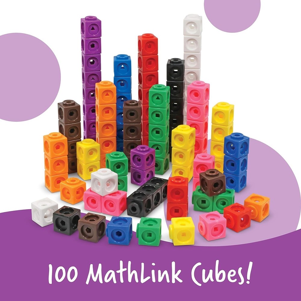 Elementary Math Activity Set - MathLink Cubes for Kids