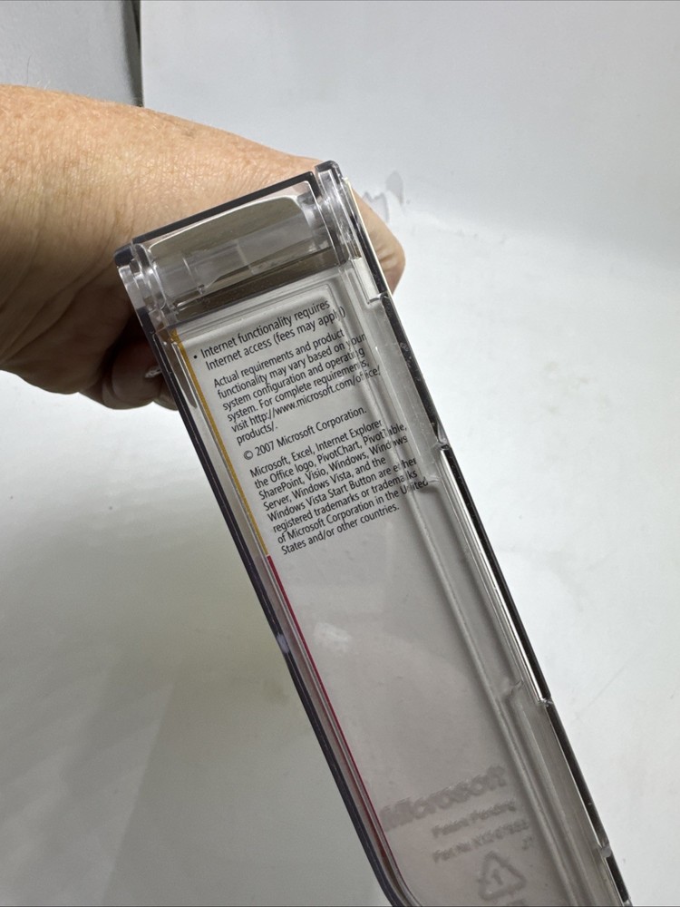 Microsoft Office Project Standard 2007 Academic Use Only New Sealed