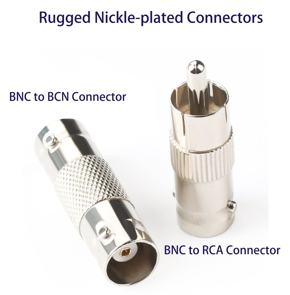 Hiseeu 30M BNC DC Power Video Lead CCTV Security Camera DVR Extension Cable