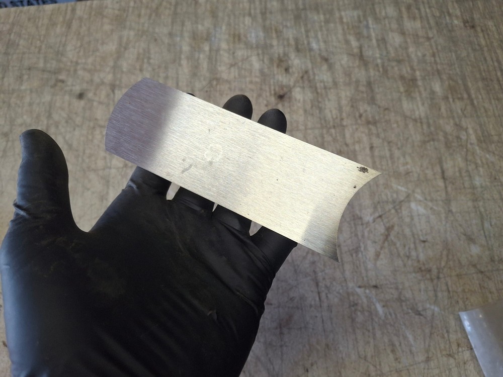 (3) Two Cherries Kirschen Rectangular Gooseneck Hollow Round Cabinet Scraper