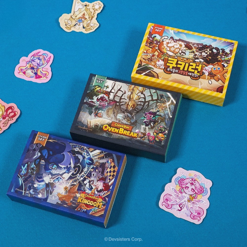 Cookie Run Mini Sticker Set Vol.3 OvenBreak Kingdom Classic