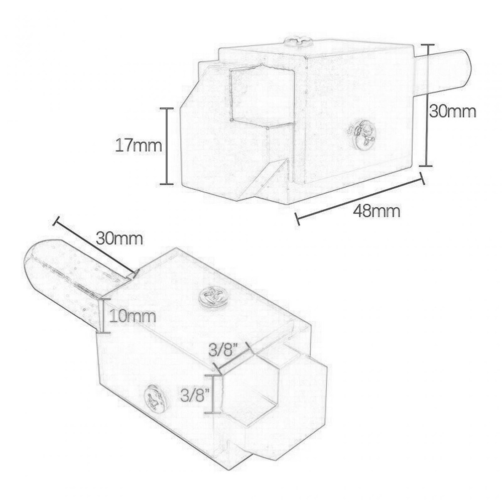 Corner Square Mortise Carpenter Tool,Precision Blue