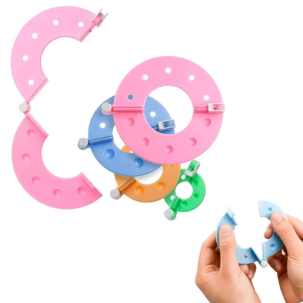 RRigo Pom Maker, 8 Sizes Pompom Maker Tool Set for Fluff Ball 30, 30
