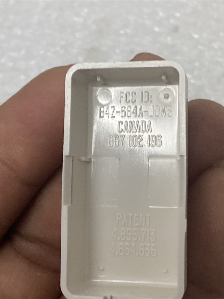 FCC ID B4Z-664A-UDWS Security/Remote Control Transmitter