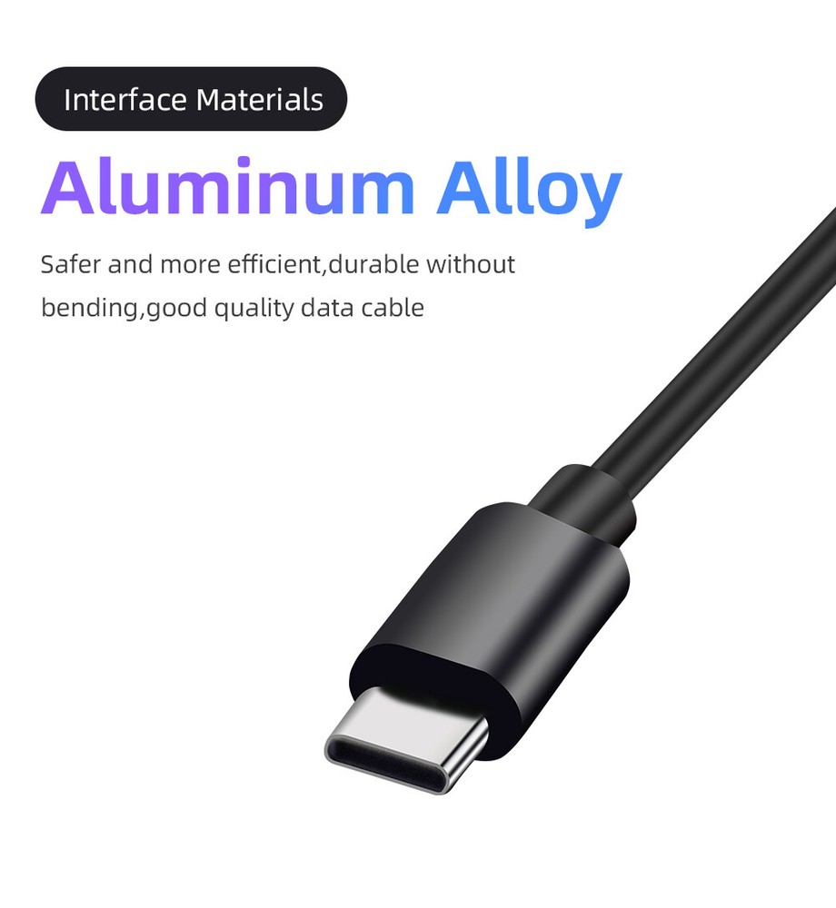 USB C Type C to USB A Cable 5A Fast Charging Cable Data Cord For Huawei Samsung