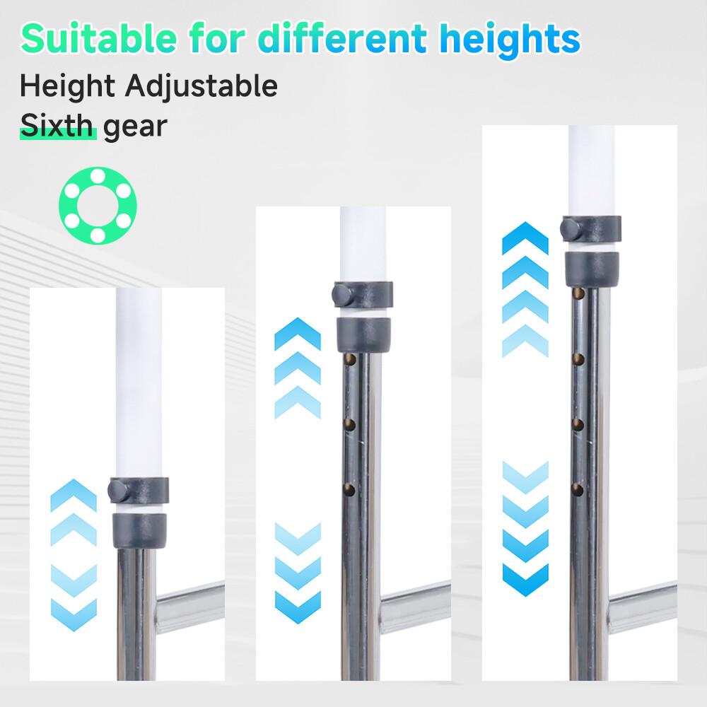 Height Adjustable Assist Cane Quick Assembly Walking Frame For Seniors Mobility