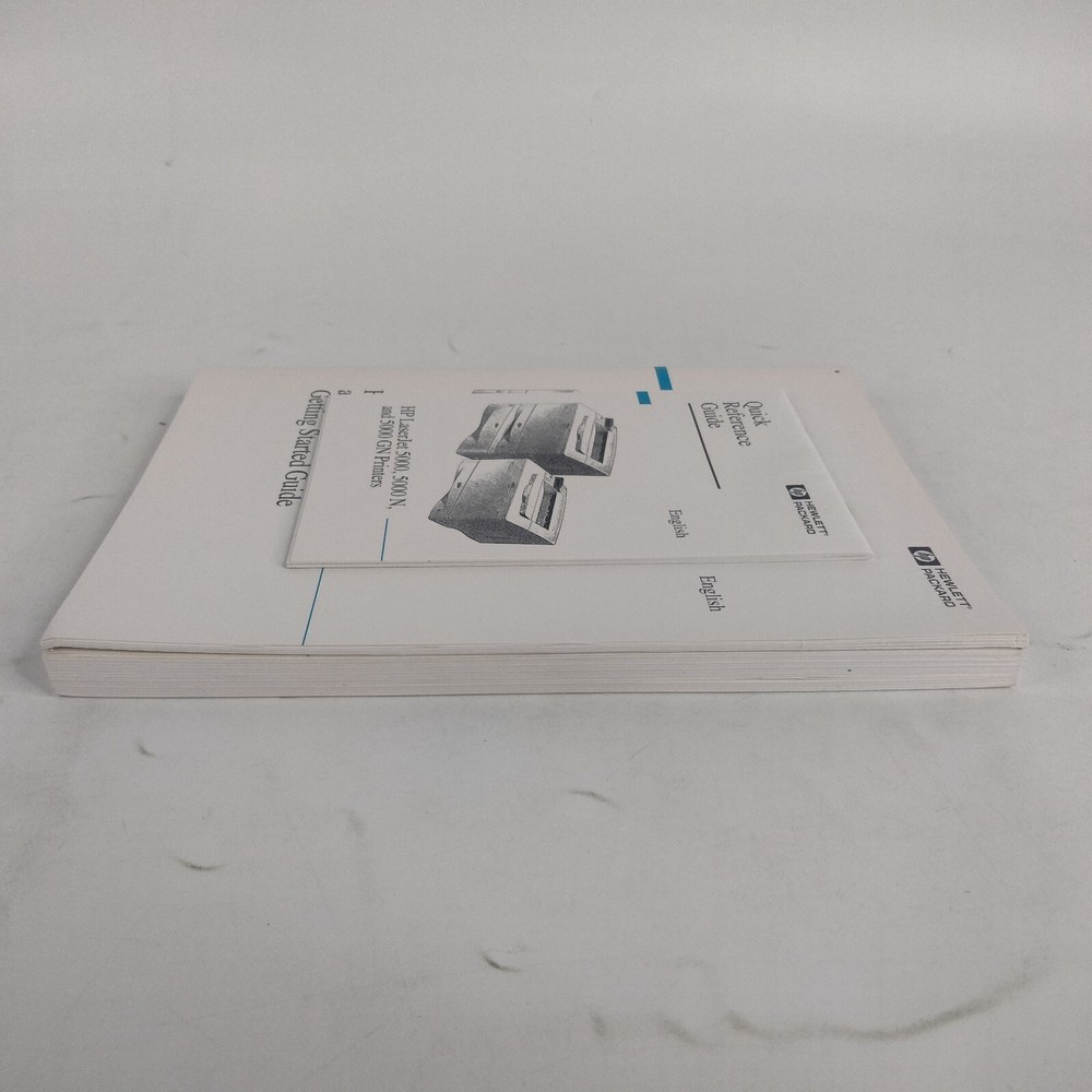 HP LaserJet 5000 User's Guide, Getting Started Guide, Quick Reference Guide