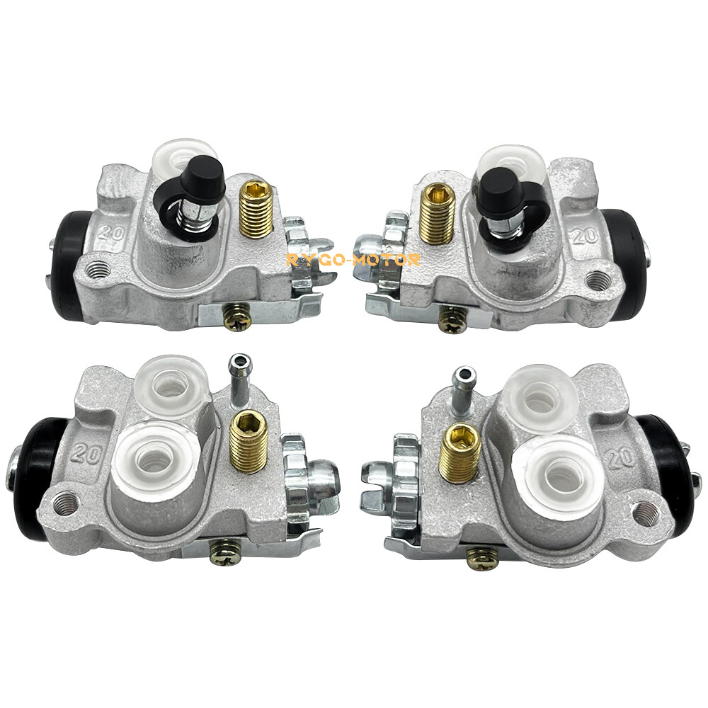 Front Brake Wheel Cylinders W/Shoes Hole Plug Kit for Honda TRX400FW Foreman 400