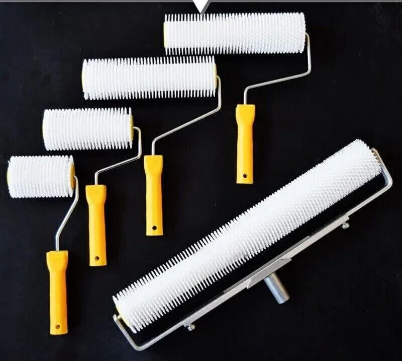 Self Leveling Cement Spike Roller Epoxy Roller Flooring Tools Remove Bubbles