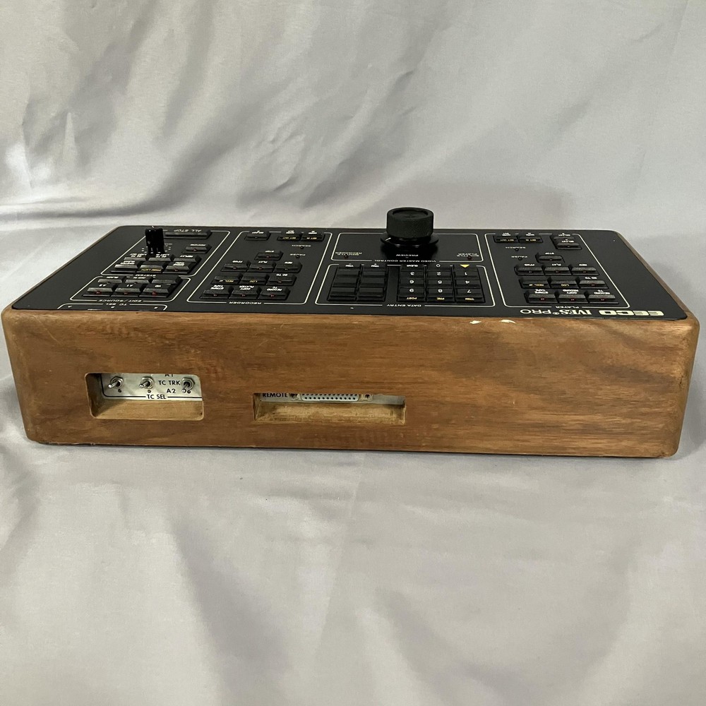 Vintage EECO IVES PRO Video Editing Controller Console Black Wood Case