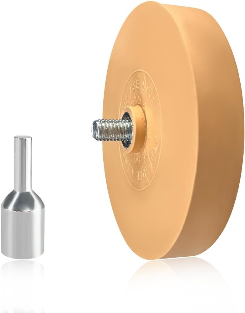 Decal and Adhesive Remover Rubber Wheel Tool