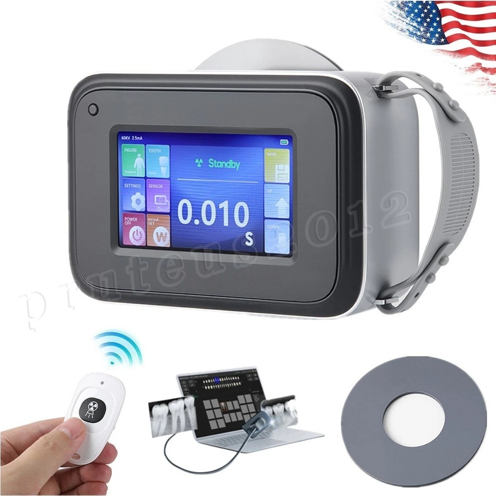 Portable Dental X Mobile Ray Machine Digital Unit High Frequency with Shield