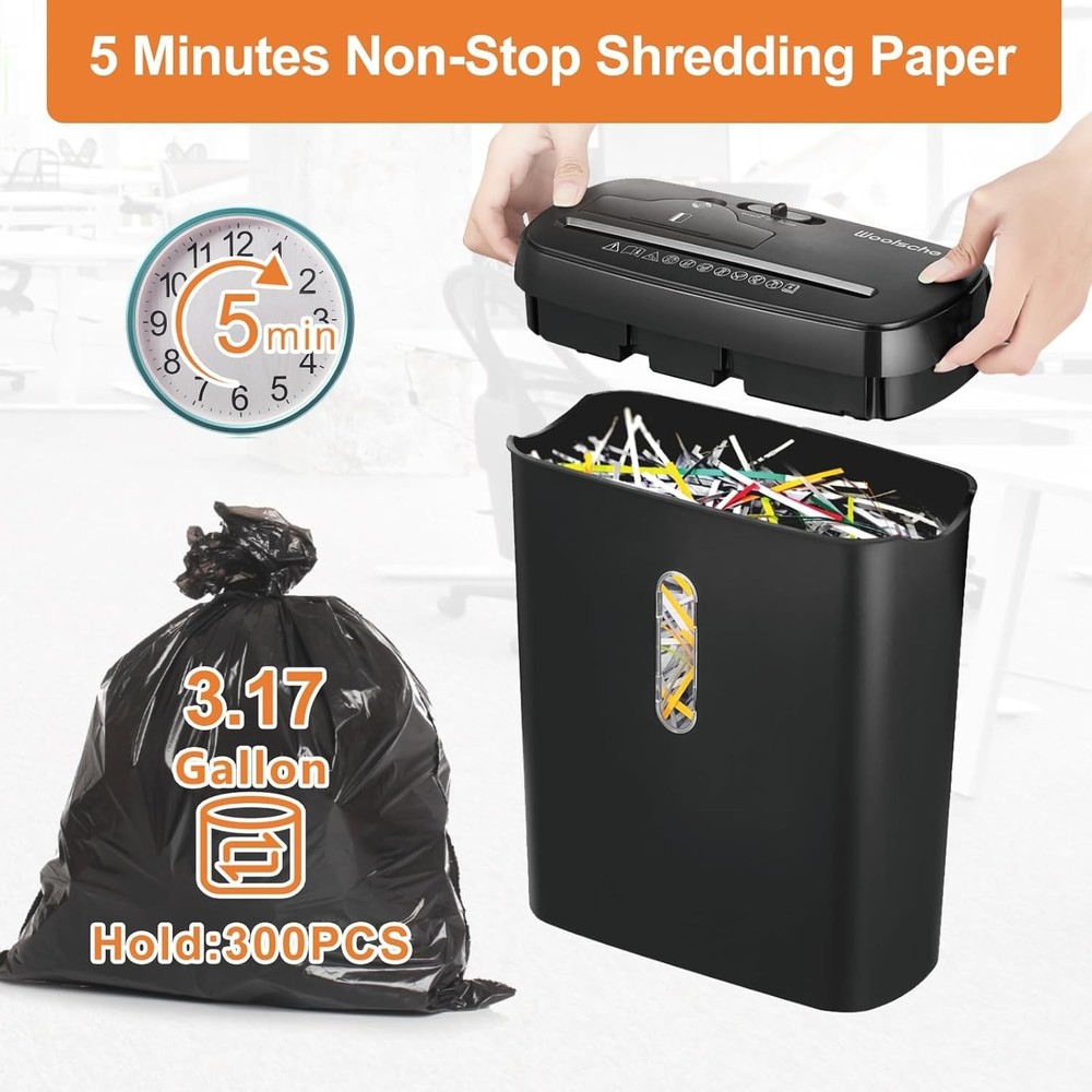 Home Office Paper Shredder, P-2 Security Level