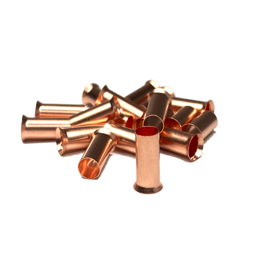 8 Gauge Uninsulated Wire Ferrules Crimp Ferrules - Copper - 100 Pack