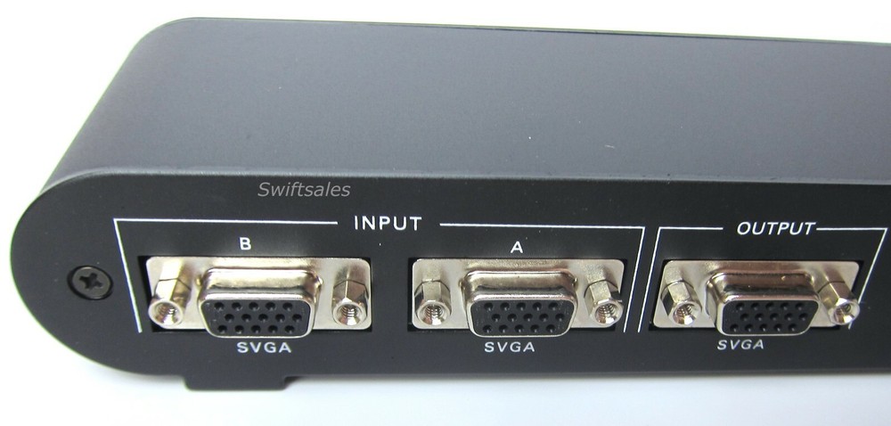 BAFO BF-3350 - SVGA 2-to-1 Active Powered Switch Box - HD15 SVGA Source Selector