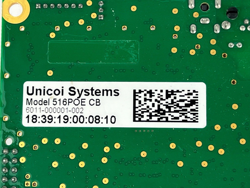 Unicoi Systems 516-POE Module Speaker Intercom Microphone Circuit Board Hardware