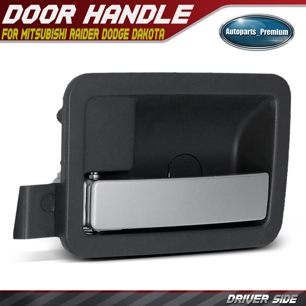 Front / Rear Driver Silver & Gray Interior Door Handle for Dodge Durango Dakota