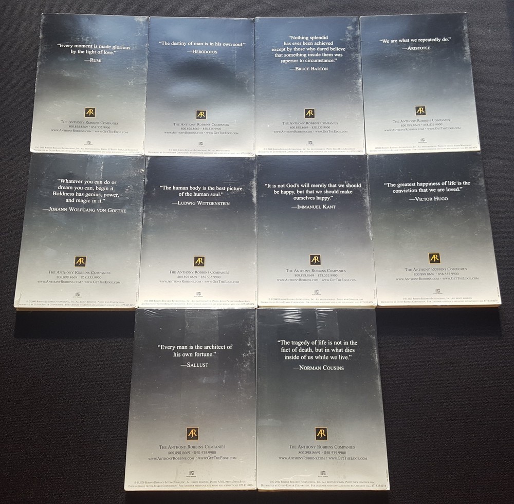 ANTHONY ROBBINS - GET THE EDGE 7 Day CD PROGRAM TO TRANSFORM YOUR LIFE