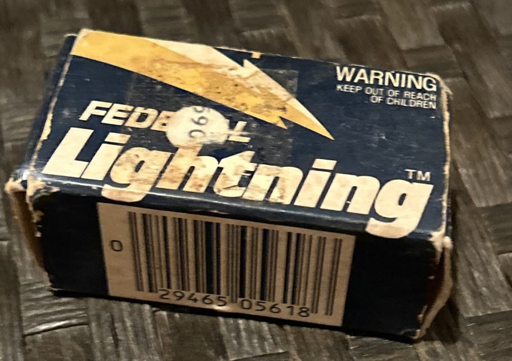 Federal lightning .22 LR Empty Box Plastic Insert