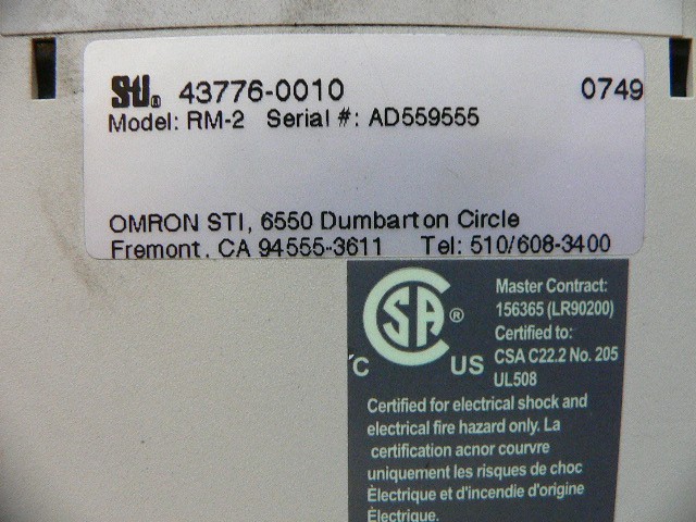 Sti 43776-0010 Rm-2 Controller Relay Module