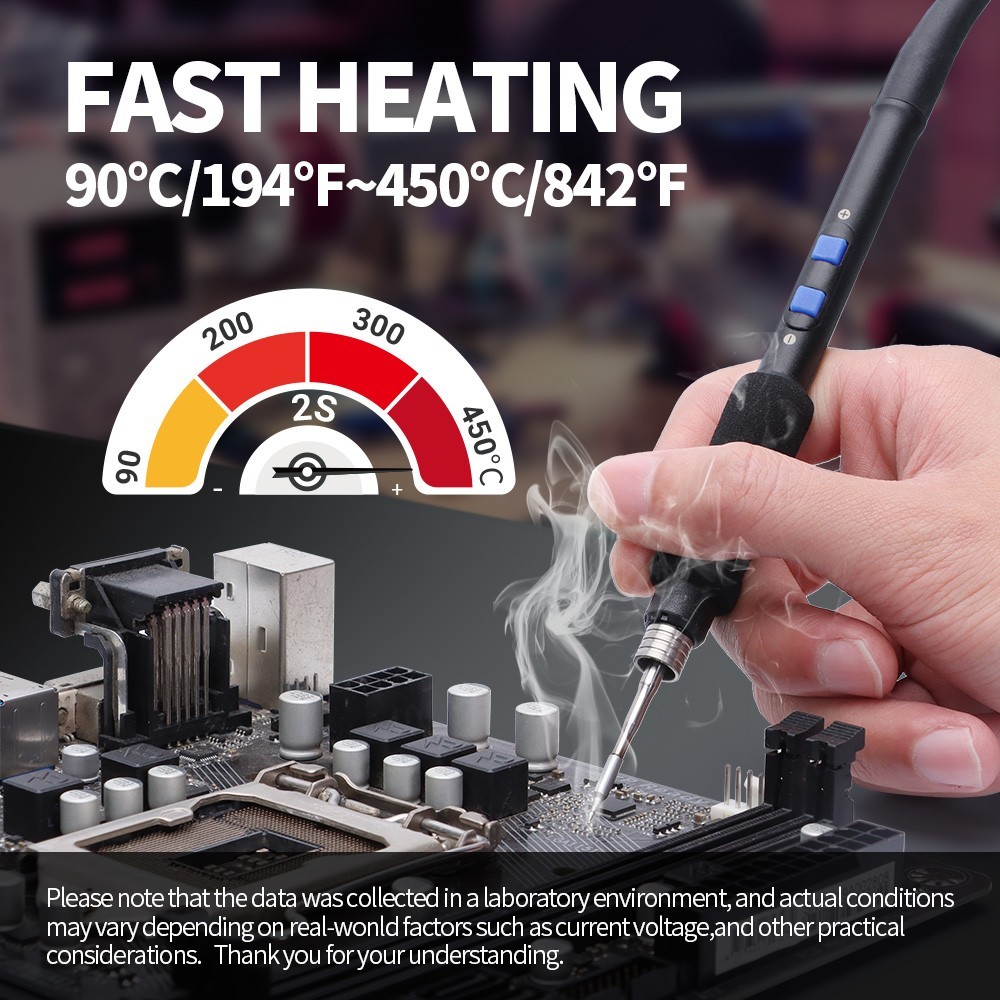 WEP 982V Precision Digital Soldering iron Station C245 ironTips soldering gun