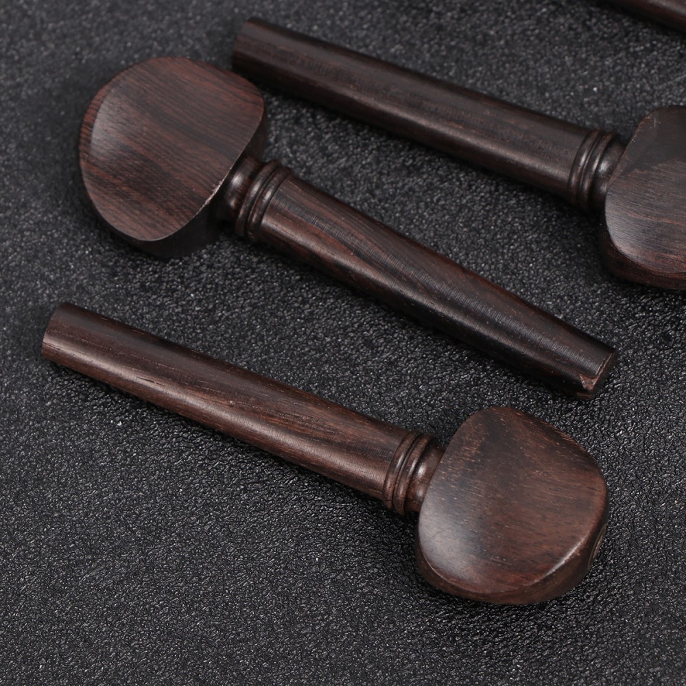 4 PCS Violin Accessories String Instrument Fiddle Tuning Peg Beginners
