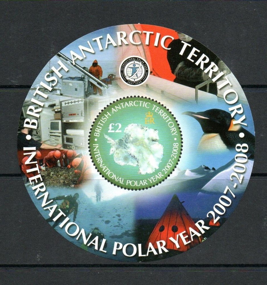 BAT MNH 2007 MS460 INTERNATIONAL POLAR YEAR