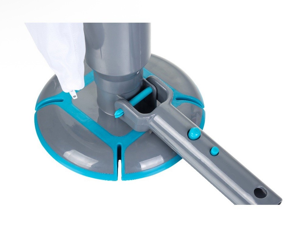 Small Pool & Spa Vacuum, Flexible Sides Automatically Adjust To Angles