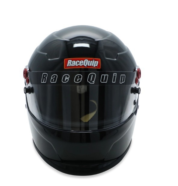 NEW RaceQuip Pro25 SA2025 Helmet Gloss BLACK Large Full Face IMCA USRA